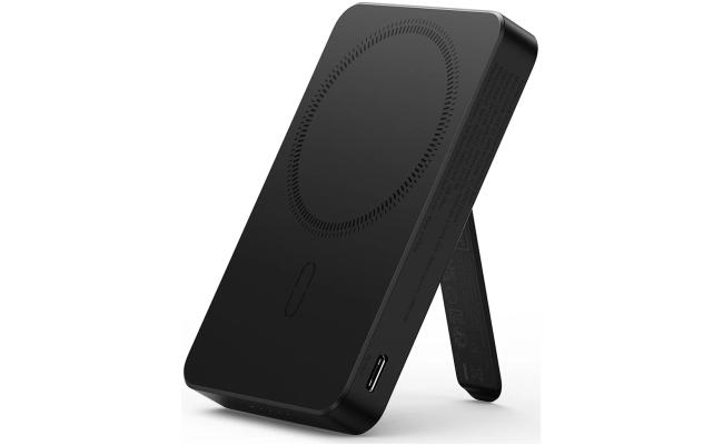 ESR for MagSafe Power Bank, Kickstand 6,000mAh MagSafe Portable Charger for iPhone 16/15/14/13/12, Black